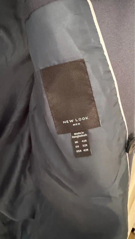 New Look New Look Double Breasted Wedding Suit Jacket
