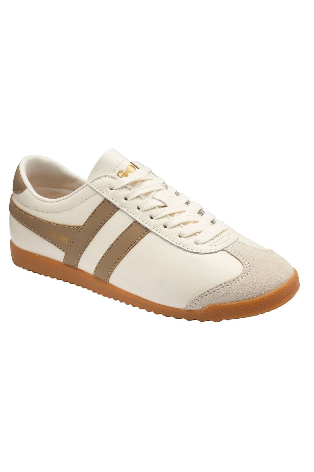 Gola Classics Gola Classics Women's 'Bullet Leather' Lace-Up Trainers in Off-White