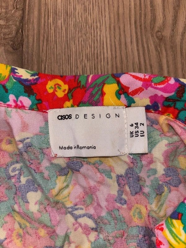 ASOS Design Multi Floral Print Oversized Blazer