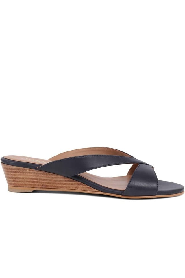 Jones Bootmaker Jones Bootmaker Women's Klevina2 Mules in Navy - 2