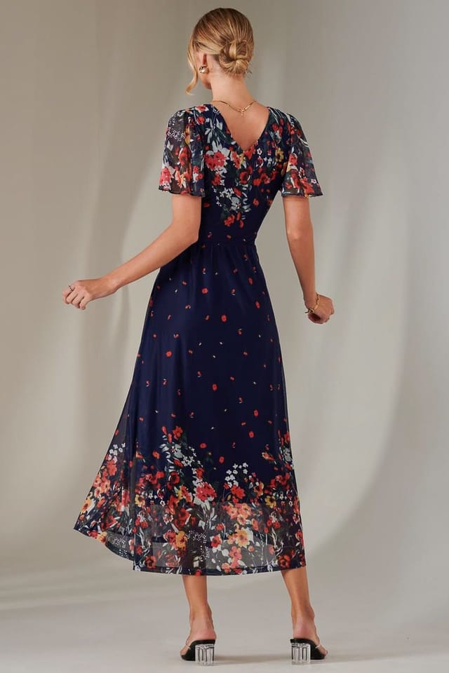 Jolie Moi Jolie Moi Women's Wrap Maxi Dress - 2