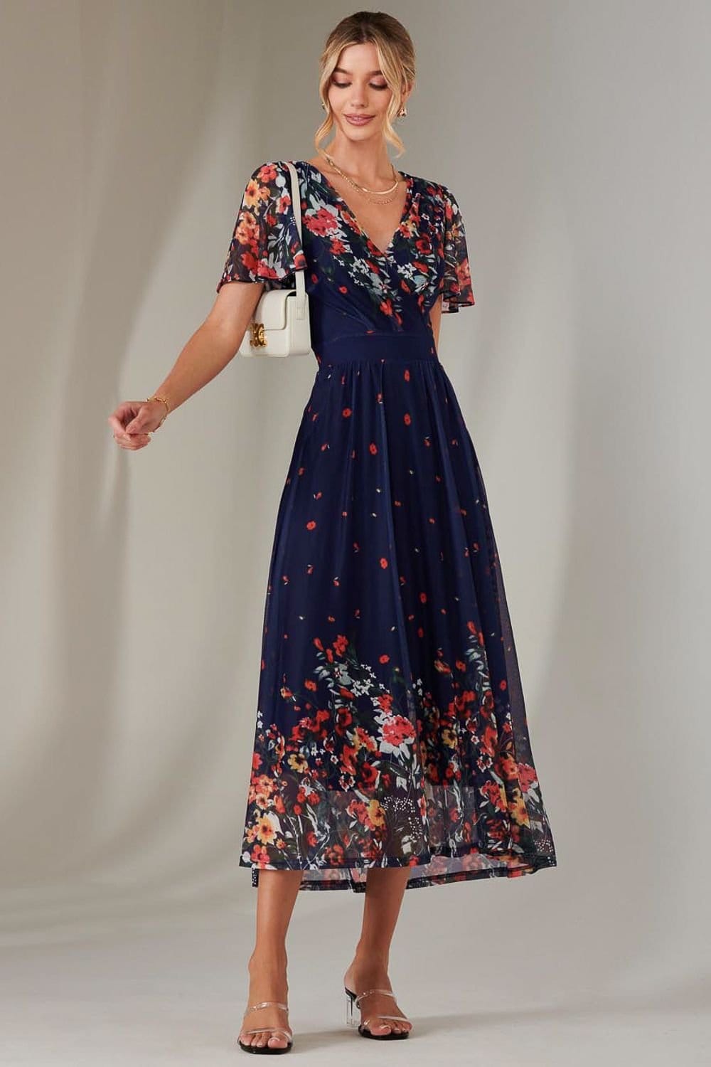 Jolie Moi Jolie Moi Women's Wrap Maxi Dress - 4