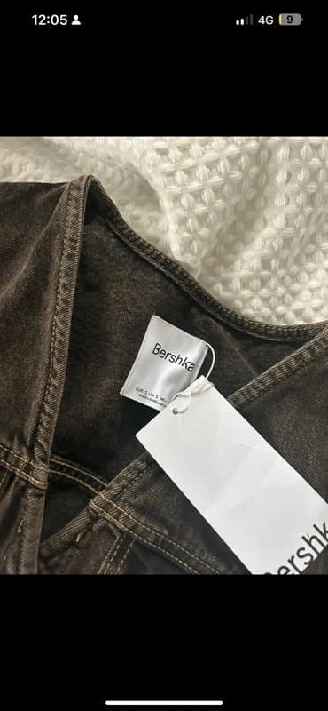 Bershka Denim waistcoat
