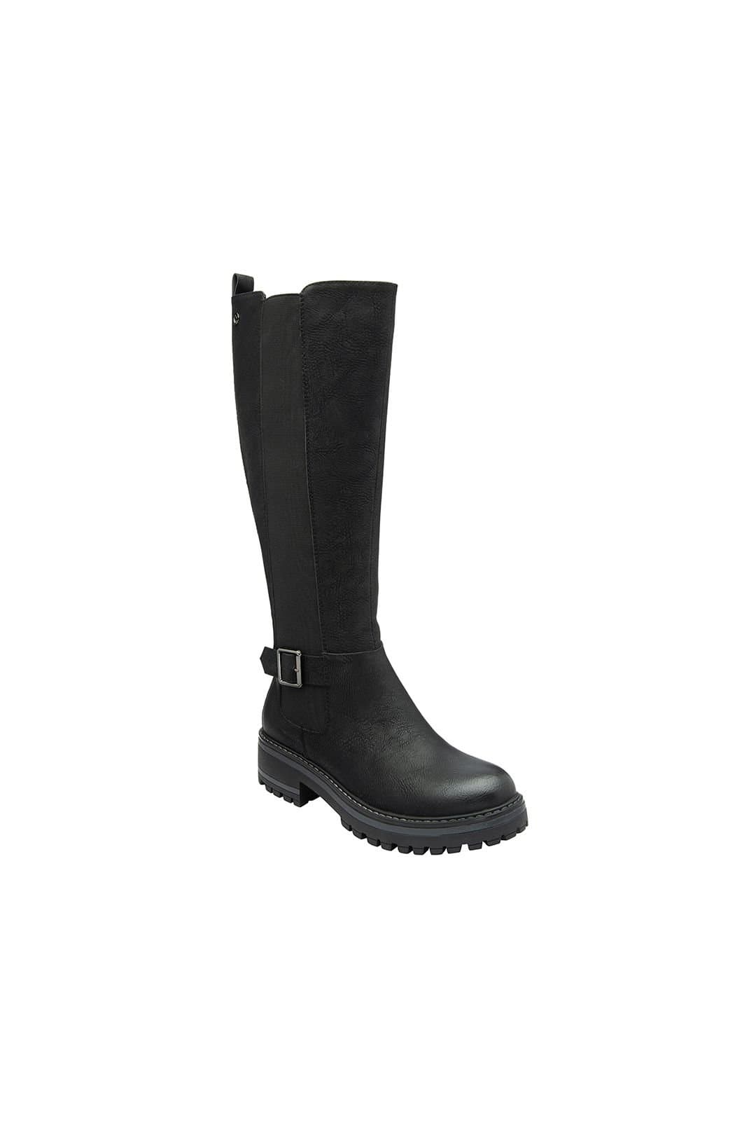 Lotus Lotus Women's Black 'Padova' Knee-High Boots