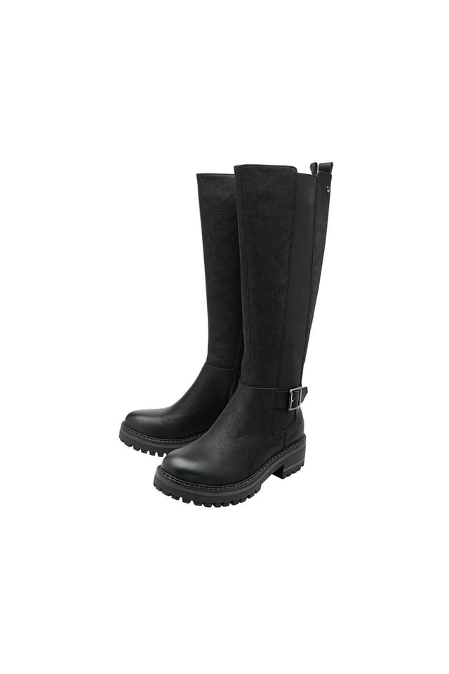 Lotus Lotus Women's Black 'Padova' Knee-High Boots - 2