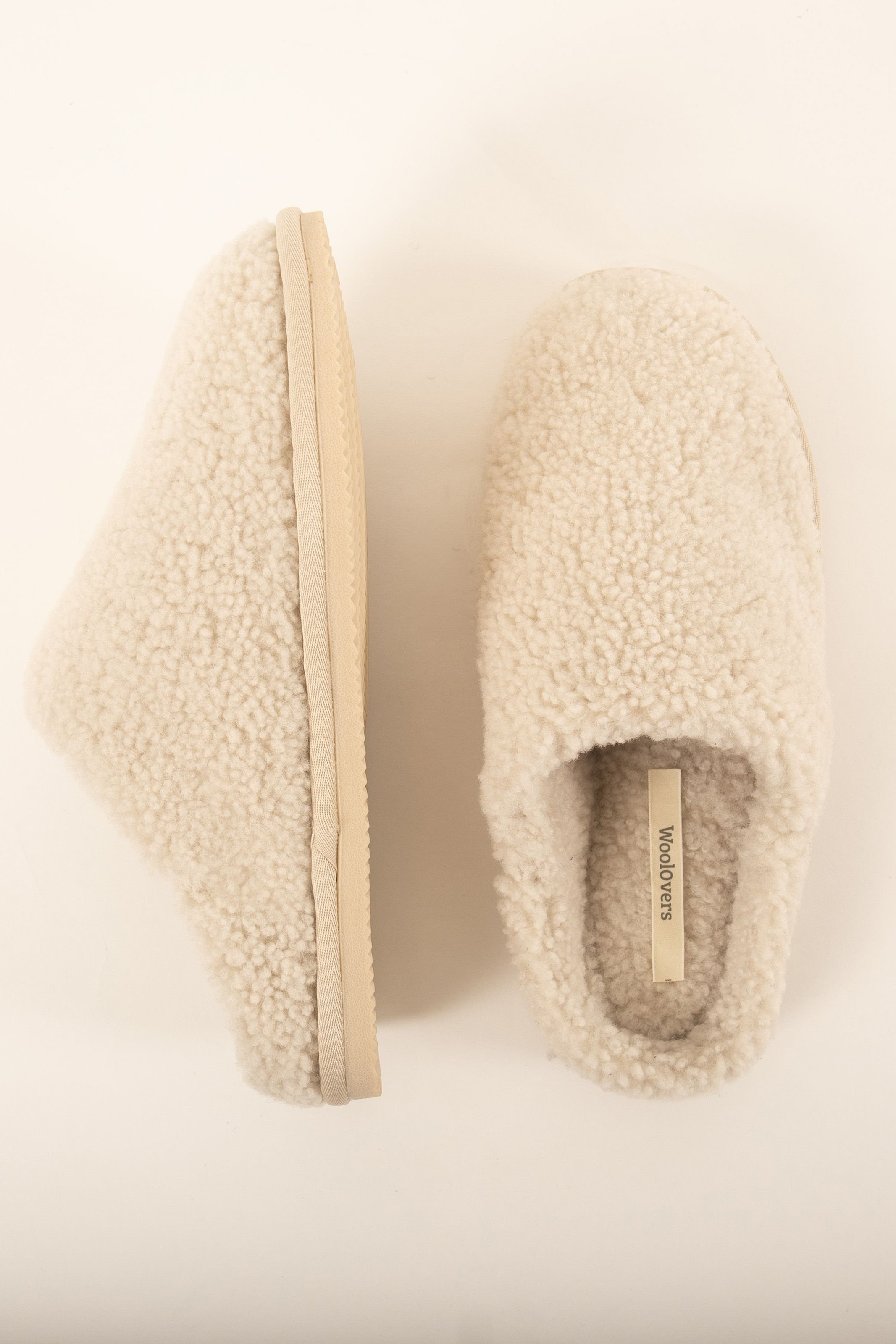 WoolOvers WoolOvers Women's Curly Sheepskin Mule in Natural - 2
