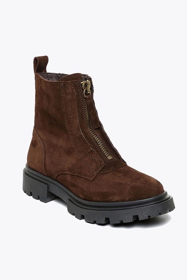 Steve Madden STEVE MADDEN Women's 'Rilana Boot Brown' Suede Boots in Brown - 2