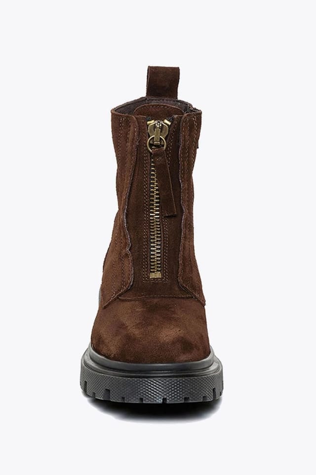 Steve Madden STEVE MADDEN Women's 'Rilana Boot Brown' Suede Boots in Brown - 3
