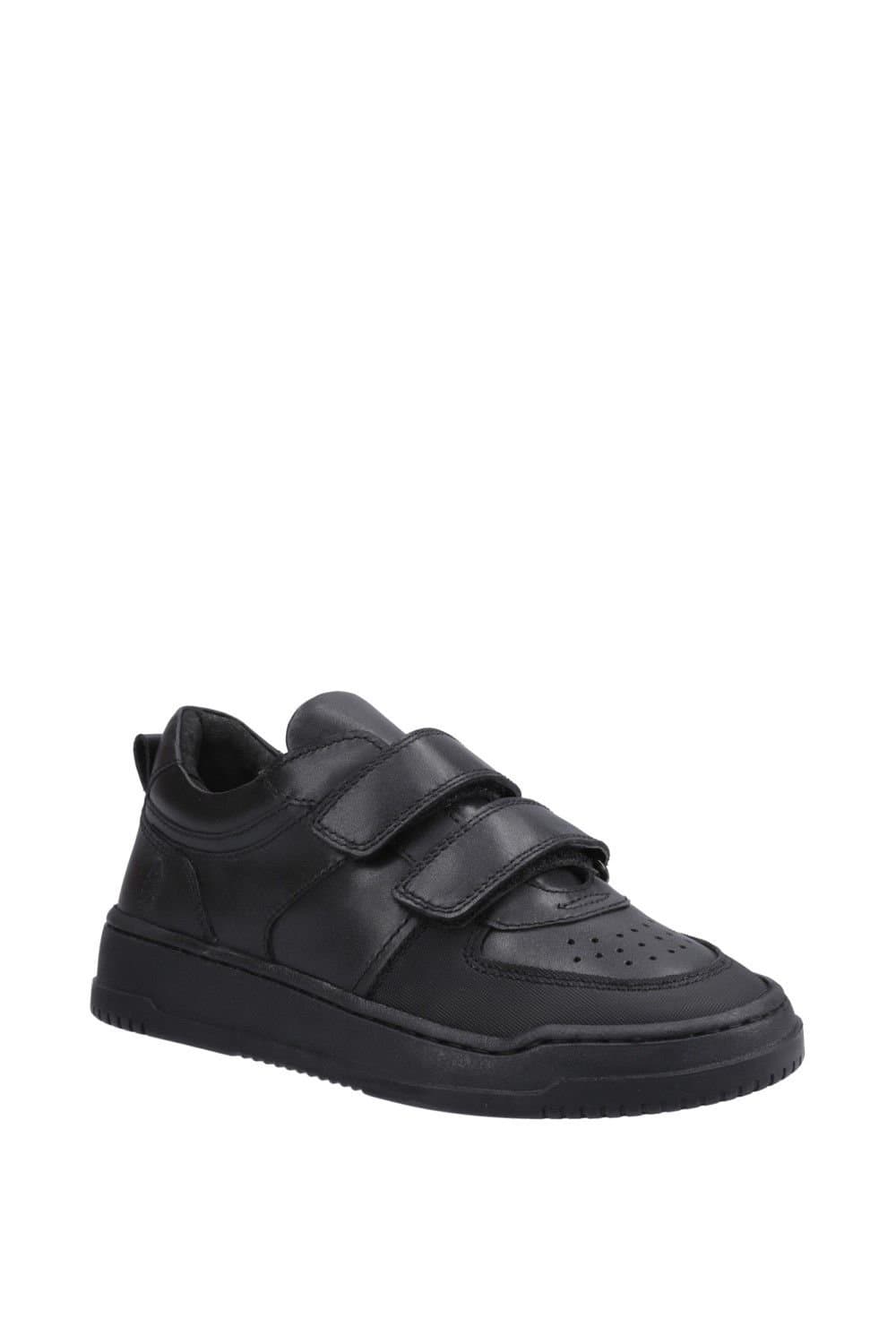 Hush Puppies Hush Puppies Black Leather Junior Sneakers