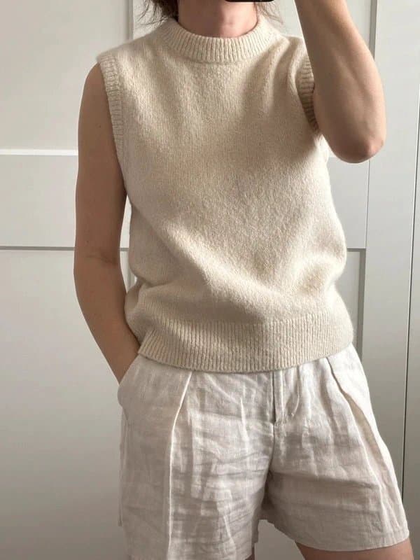 ARKET ARKET alpaca, yak wool, wool jumper vest