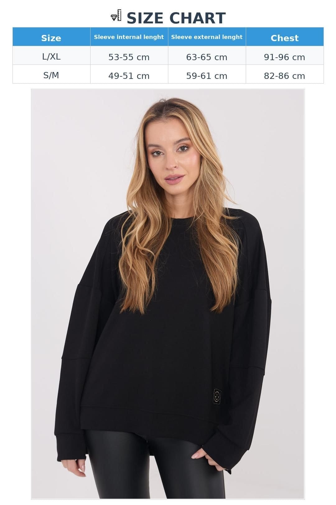 Love Lace Love Lace Women's Casual Viscose Elastane Blouse in Black - 4