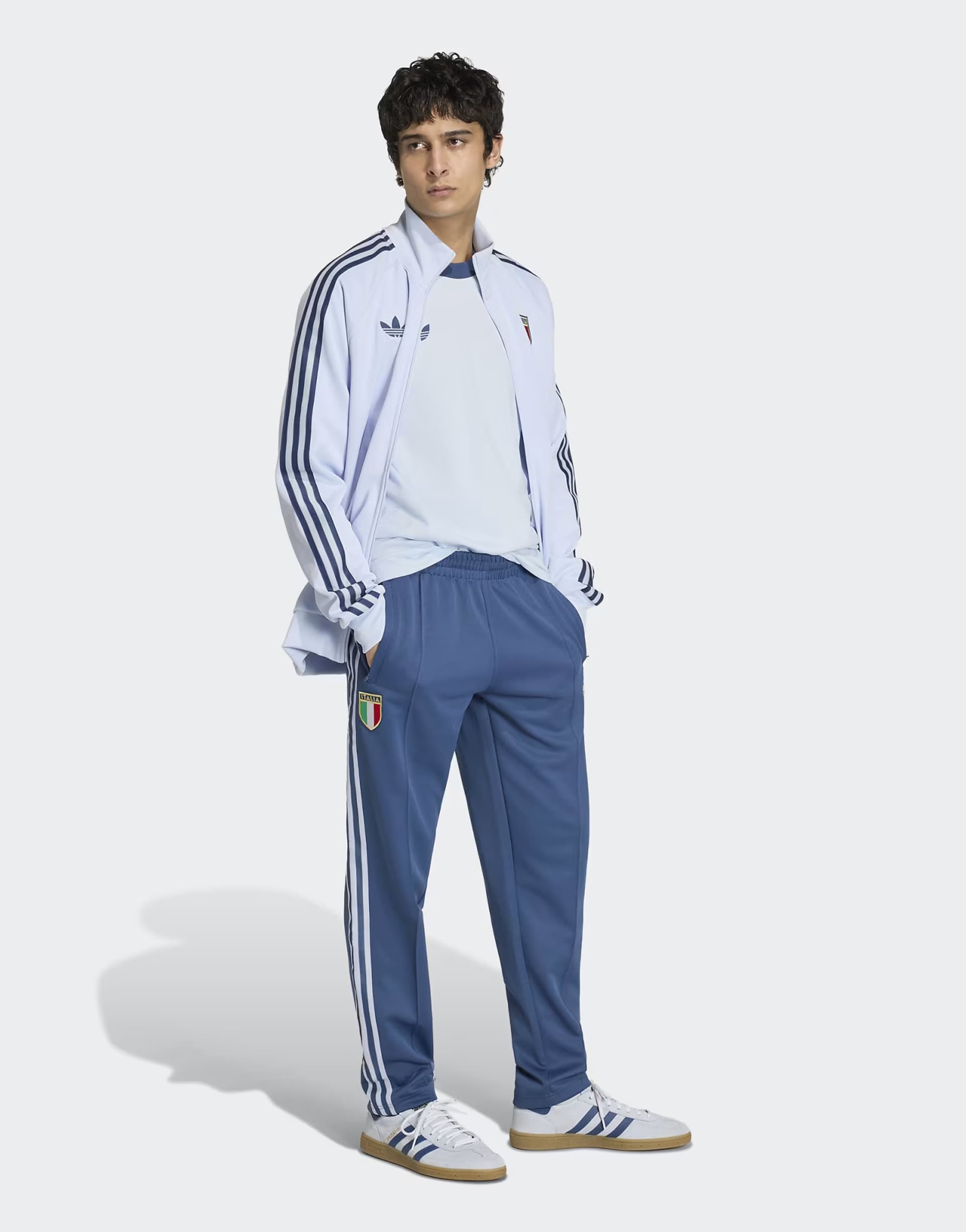 ASOS adidas performance Italy originals track pants in night marine