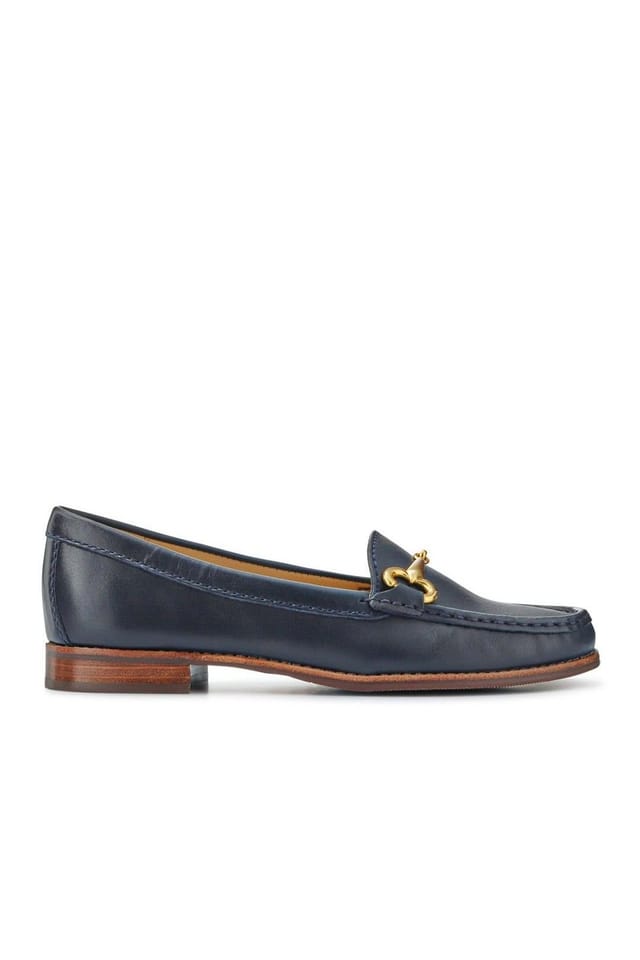 Jones Bootmaker Jones Bootmaker Women's Lorella Wide-Fit Slip-On Shoes in Navy - 2