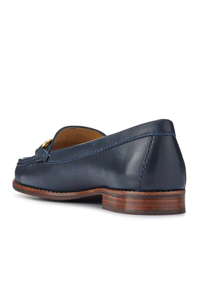 Jones Bootmaker Jones Bootmaker Women's Lorella Wide-Fit Slip-On Shoes in Navy - 3