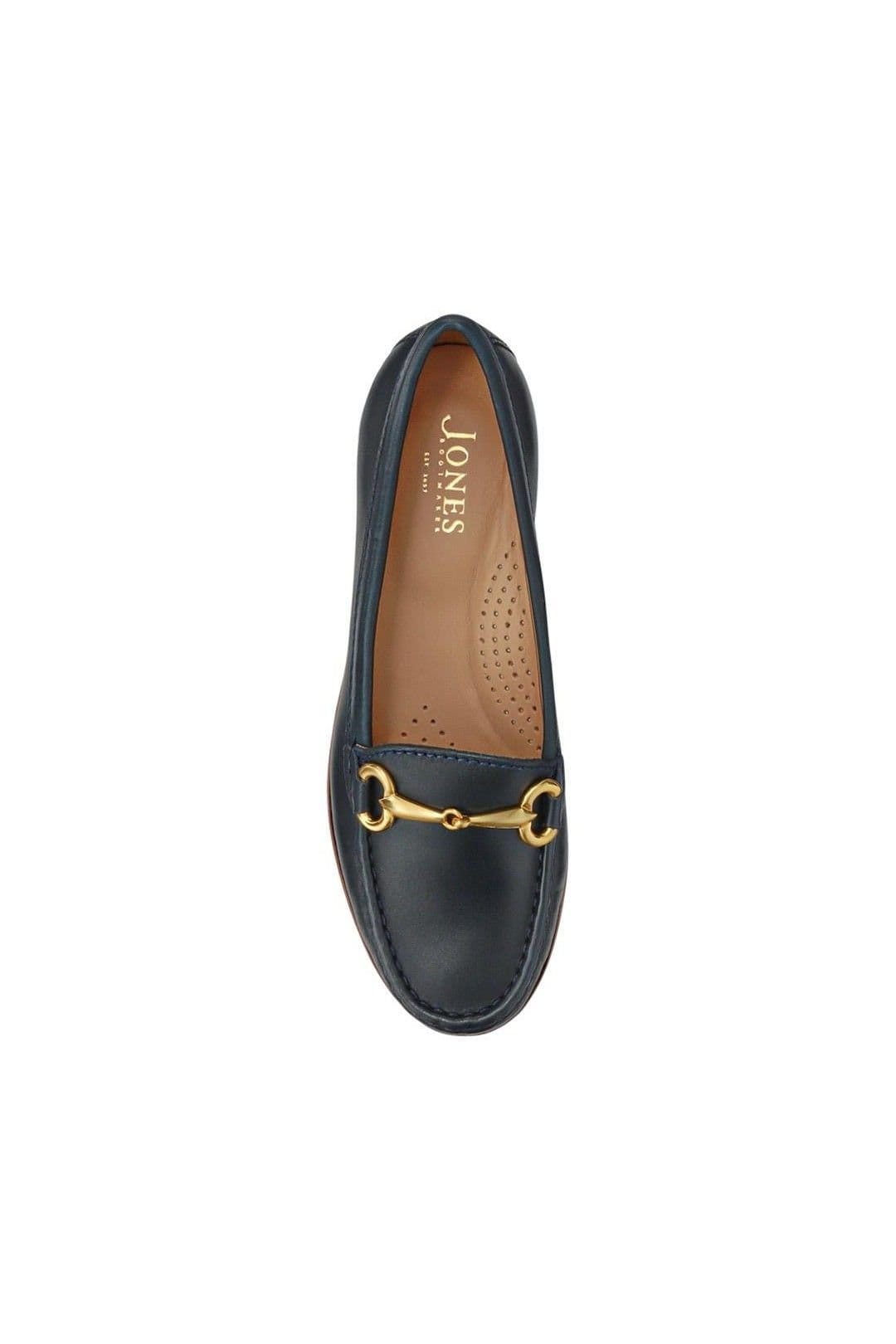 Jones Bootmaker Jones Bootmaker Women's Lorella Wide-Fit Slip-On Shoes in Navy - 4
