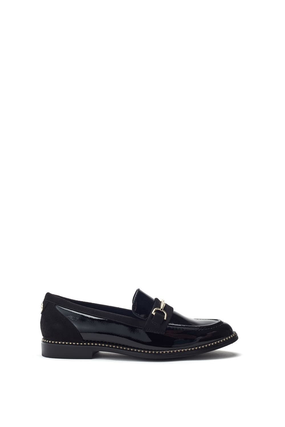 Moda In Pelle Moda In Pelle Women's 'Kinzey' Patent Leather Loafers in Black