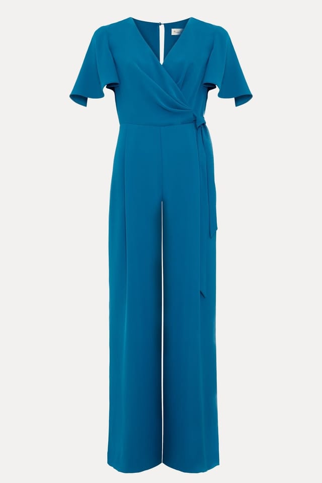Phase Eight Phase Eight Women's Petite Julissa Jumpsuit in Turquoise - 2