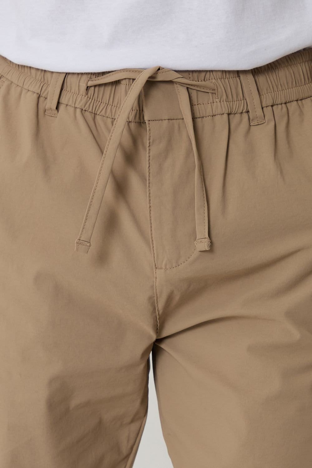 Threadbare Threadbare Men's Slim Fit Stretch Trousers in Stone - 4