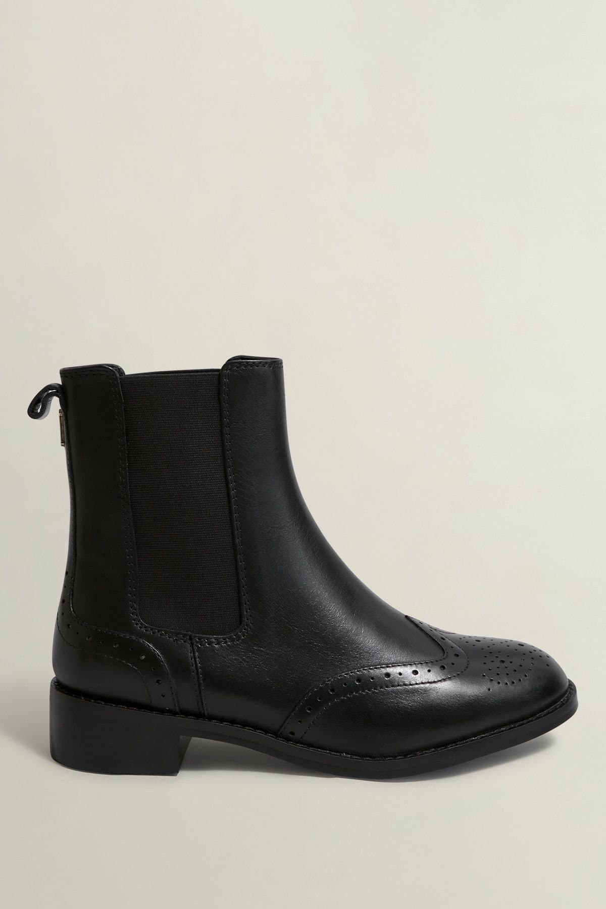 Hobbs London Hobbs London Women's Genevieve Block Heel Chelsea Boot in Black