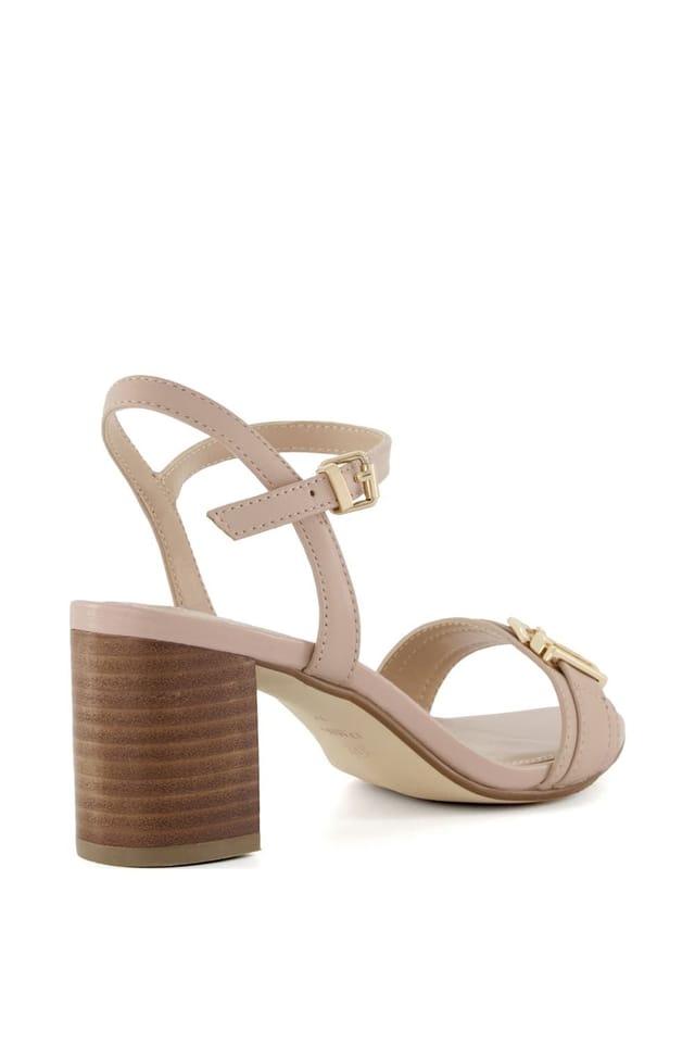 Dune London Dune London Women's Wide Fit 'Jessie' Leather Sandals in Natural - 3