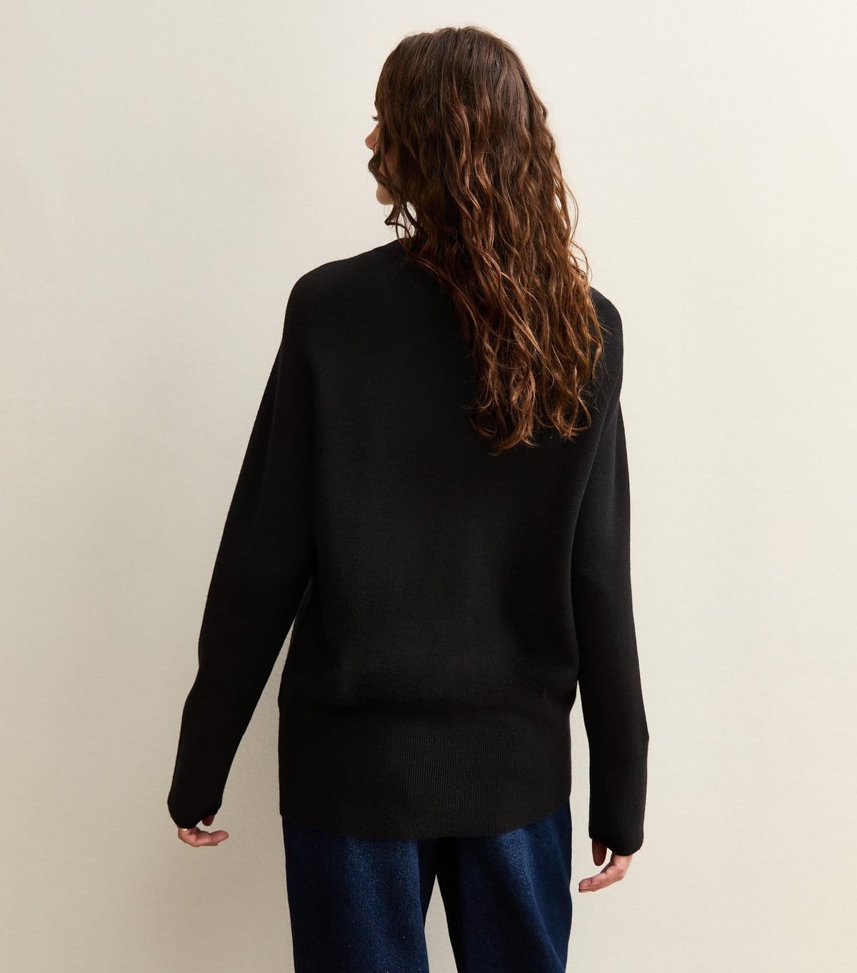 New Look Women's Black Longline Crew Neck Cardigan New Look - 4