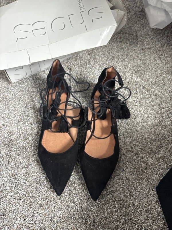 Topshop Women’s TopShop tie up shoe