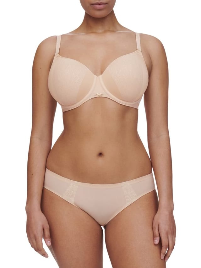 Chantelle Chantelle Women's Pure Lace Covering Spacer Bra in Beige - 3