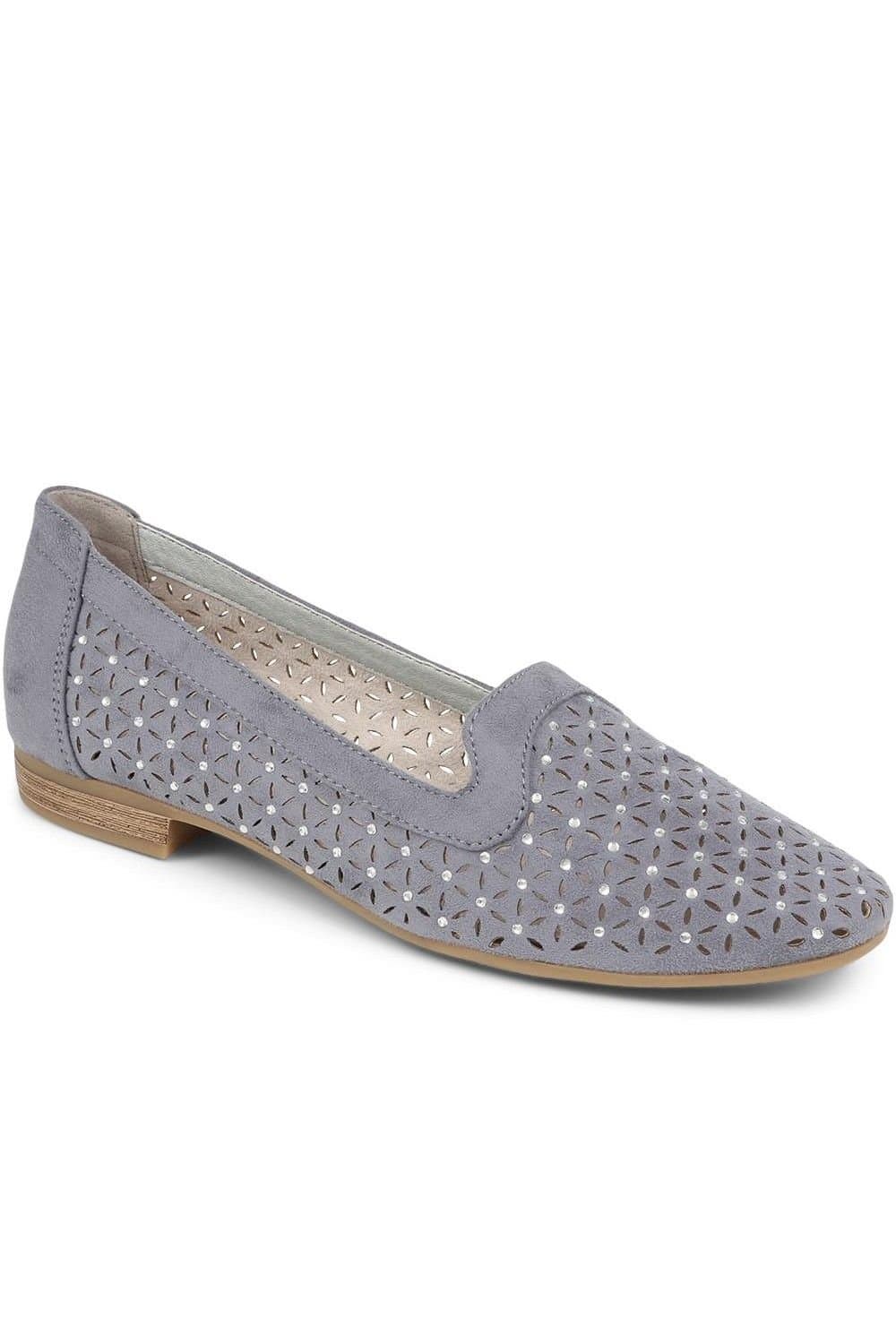 Pavers Pavers Women's Slip-On Pumps in Blue