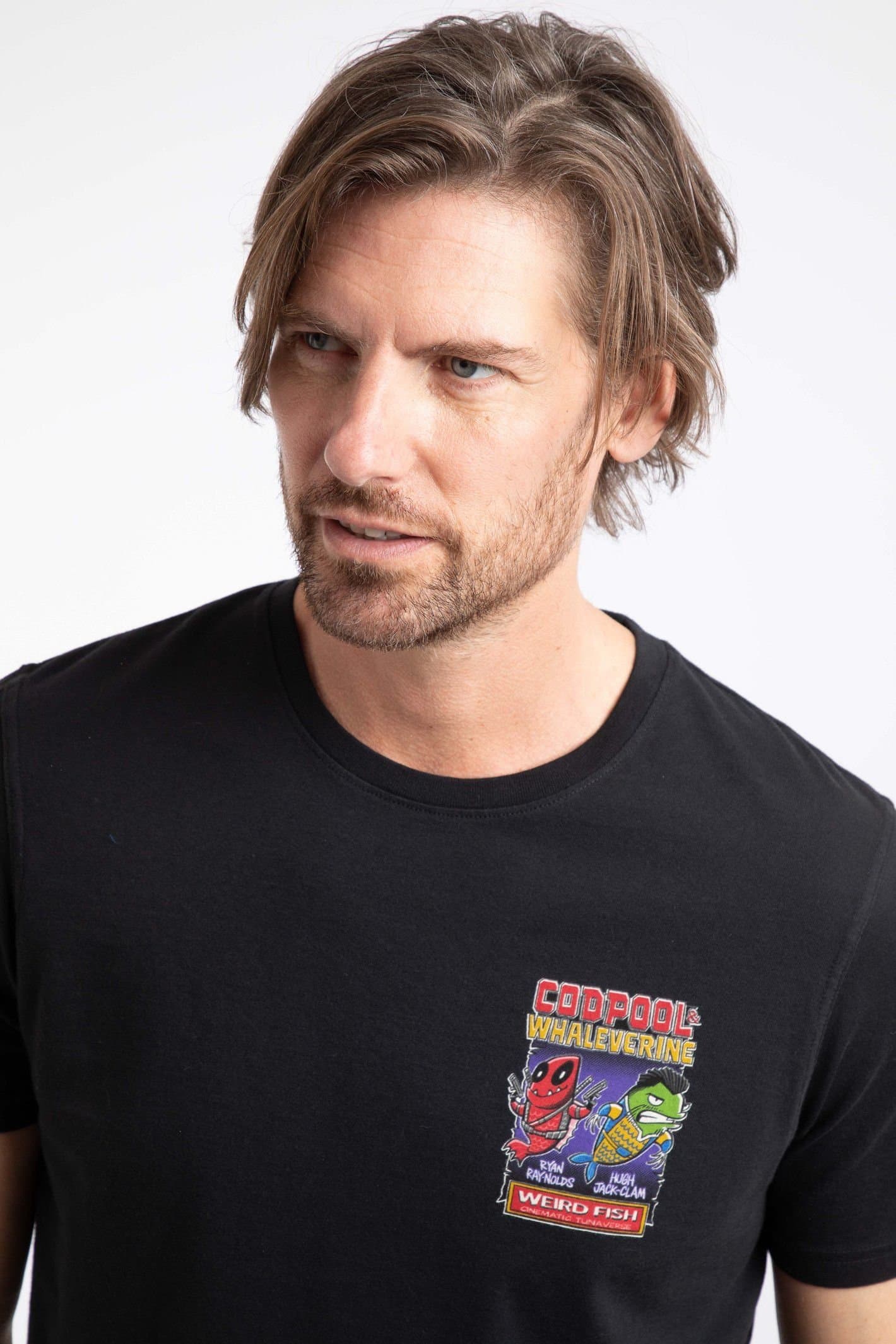 Weird Fish Weird Fish Men's Codpool Artist T-Shirt in Black