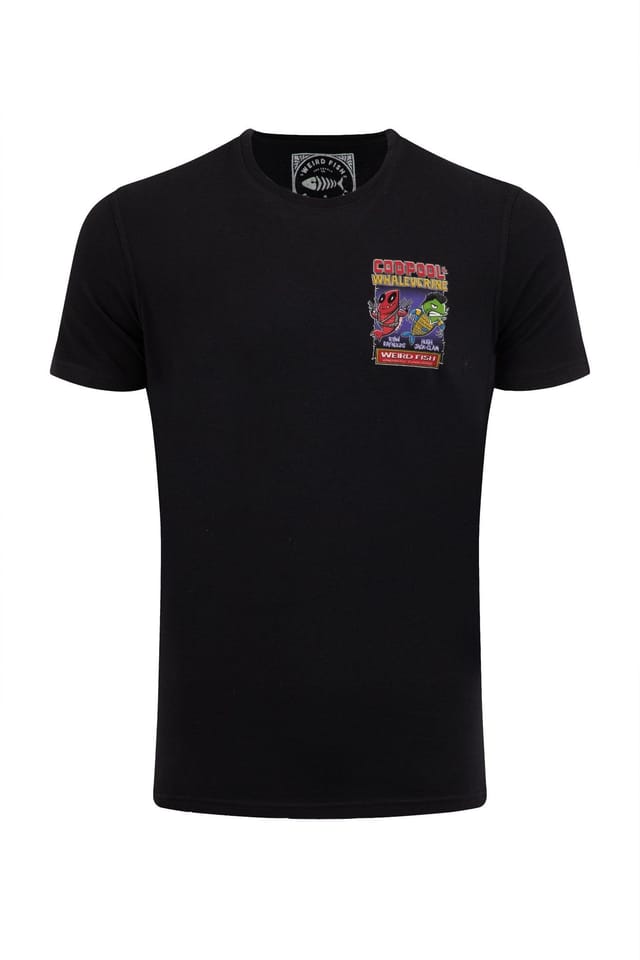 Weird Fish Weird Fish Men's Codpool Artist T-Shirt in Black - 2