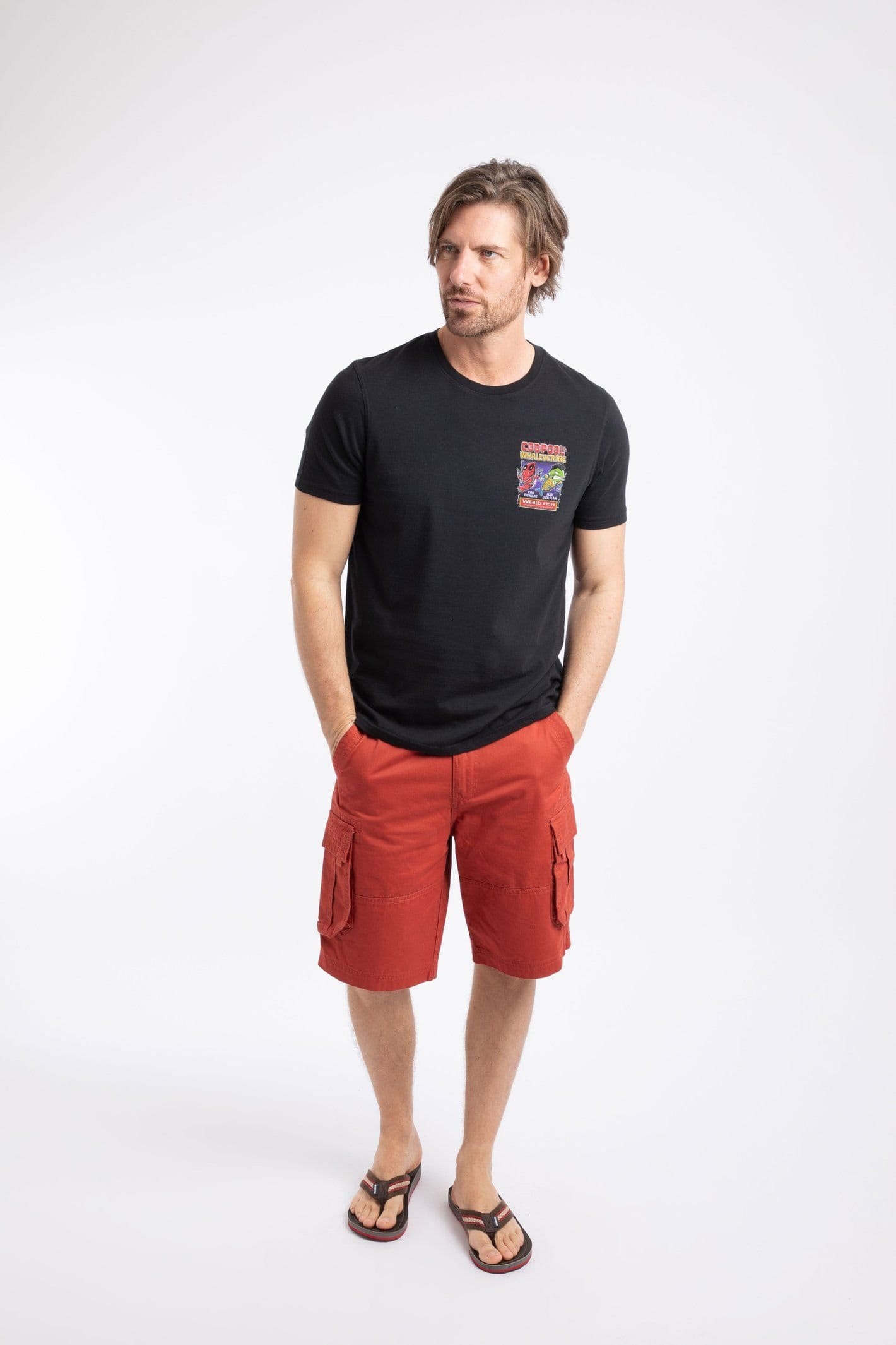 Weird Fish Weird Fish Men's Codpool Artist T-Shirt in Black - 4