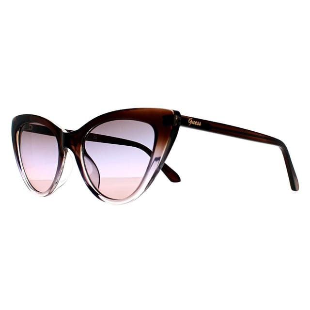 Guess Guess Women's Cat Eye Brown Purple Fade Gradient Smoke GF6147 - 2