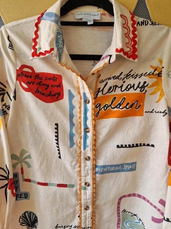 Never Fully Dressed Never fully dressed women's Peoma Geanie Shirt size 6