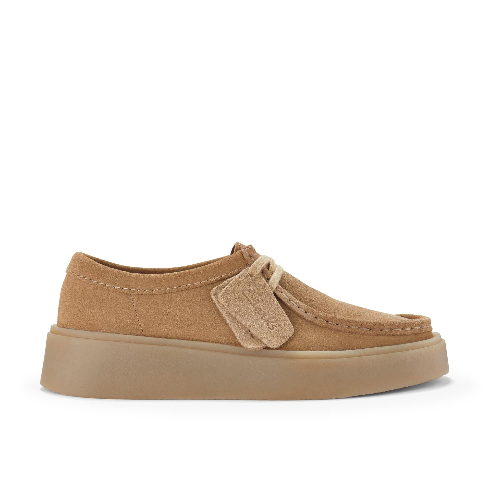 Clarks Clarks Men's Torview Dark Sand Suede Lace Up in Beige