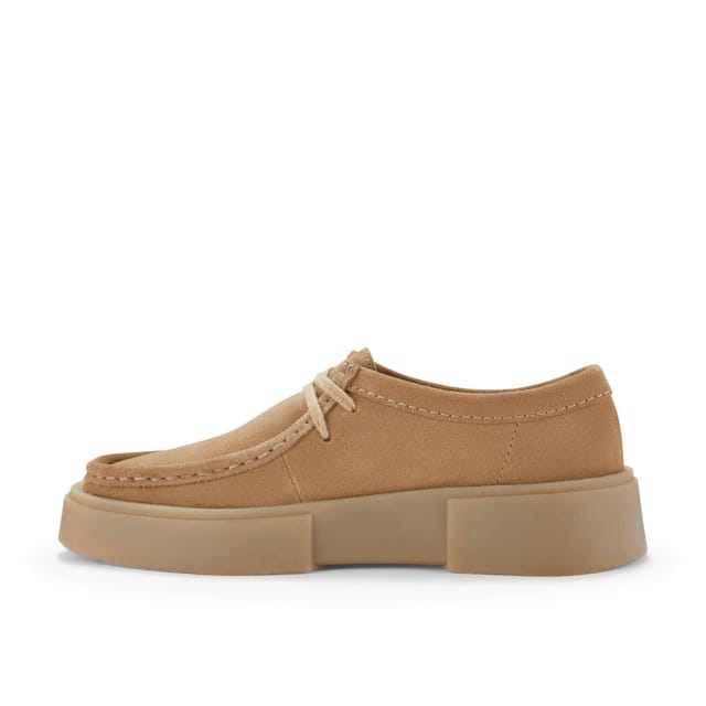 Clarks Clarks Men's Torview Dark Sand Suede Lace Up in Beige - 2