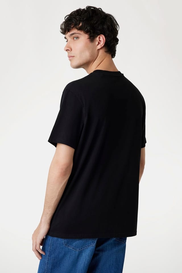 Guess Guess Men's Ss Cn Box Logo Tee Black - 2