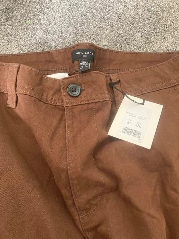 New Look New Look Brown Cargo Pants
