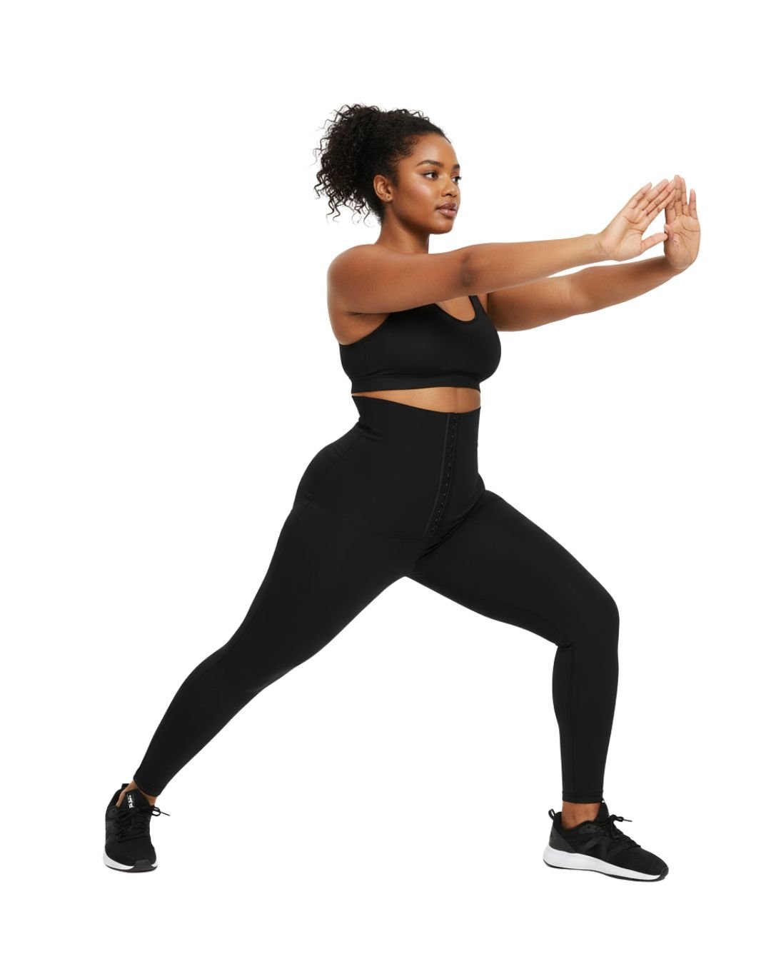 GWB Shapewear GWB Shapewear Women's High Waist Tummy Control Shapewear Leggings Black - 3