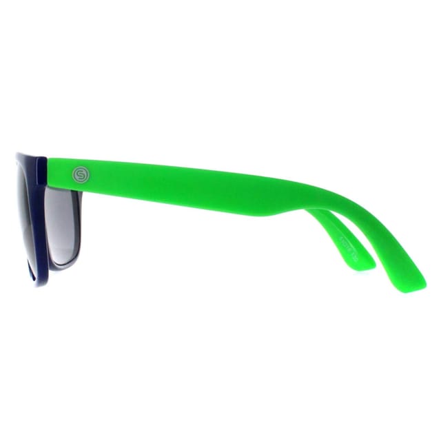 SMARTY SMARTY Men's Rectangle Blue Neon Green Grey X2133 - 3