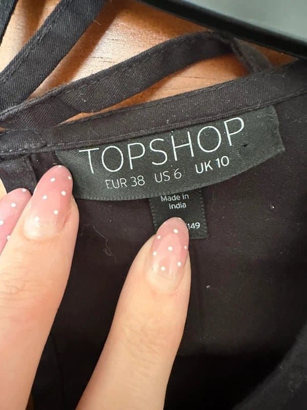 Topshop Stunning embroidered Topshop dress