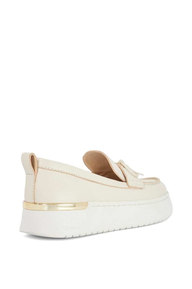 Dune London Dune London Women's 'Glide' Leather Loafers in Natural - 3