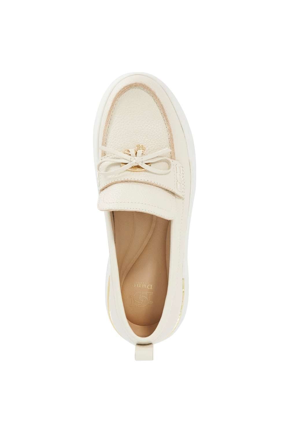 Dune London Dune London Women's 'Glide' Leather Loafers in Natural - 4