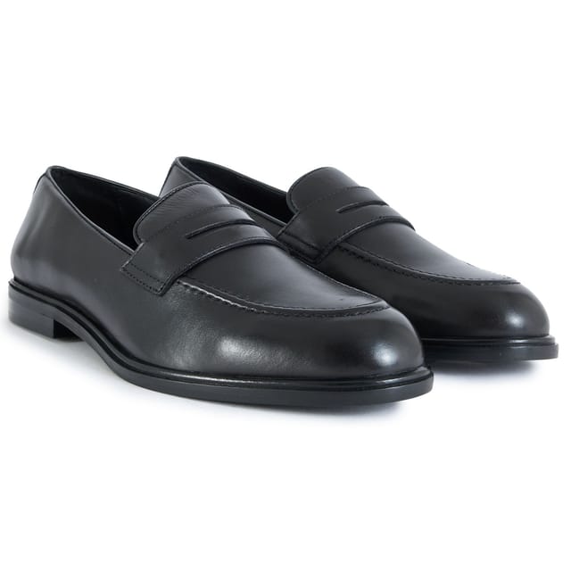 WALK LONDON Walk London Men's Putney Shoes in Black - 2