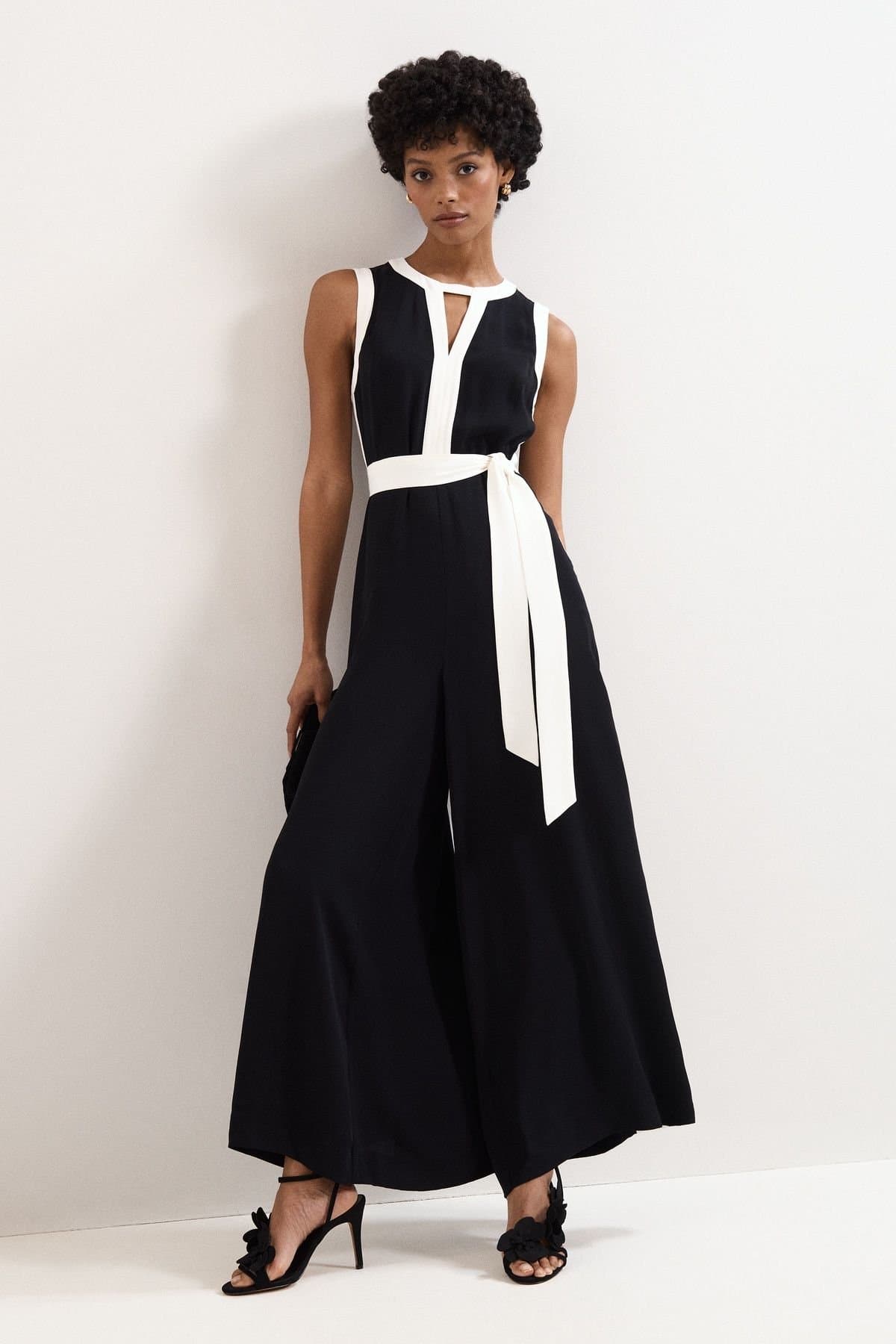 Phase Eight Phase Eight Women's Petite Elowen Sleeveless Jumpsuit in Black