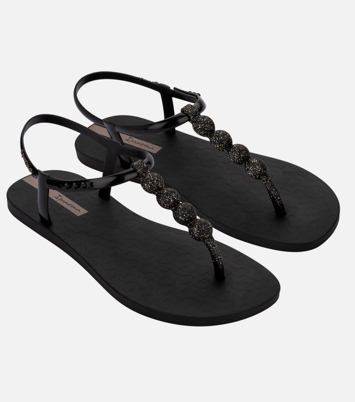 Ipanema Women's Black Easy On Glow Spheres Sandals Ipanema New Look