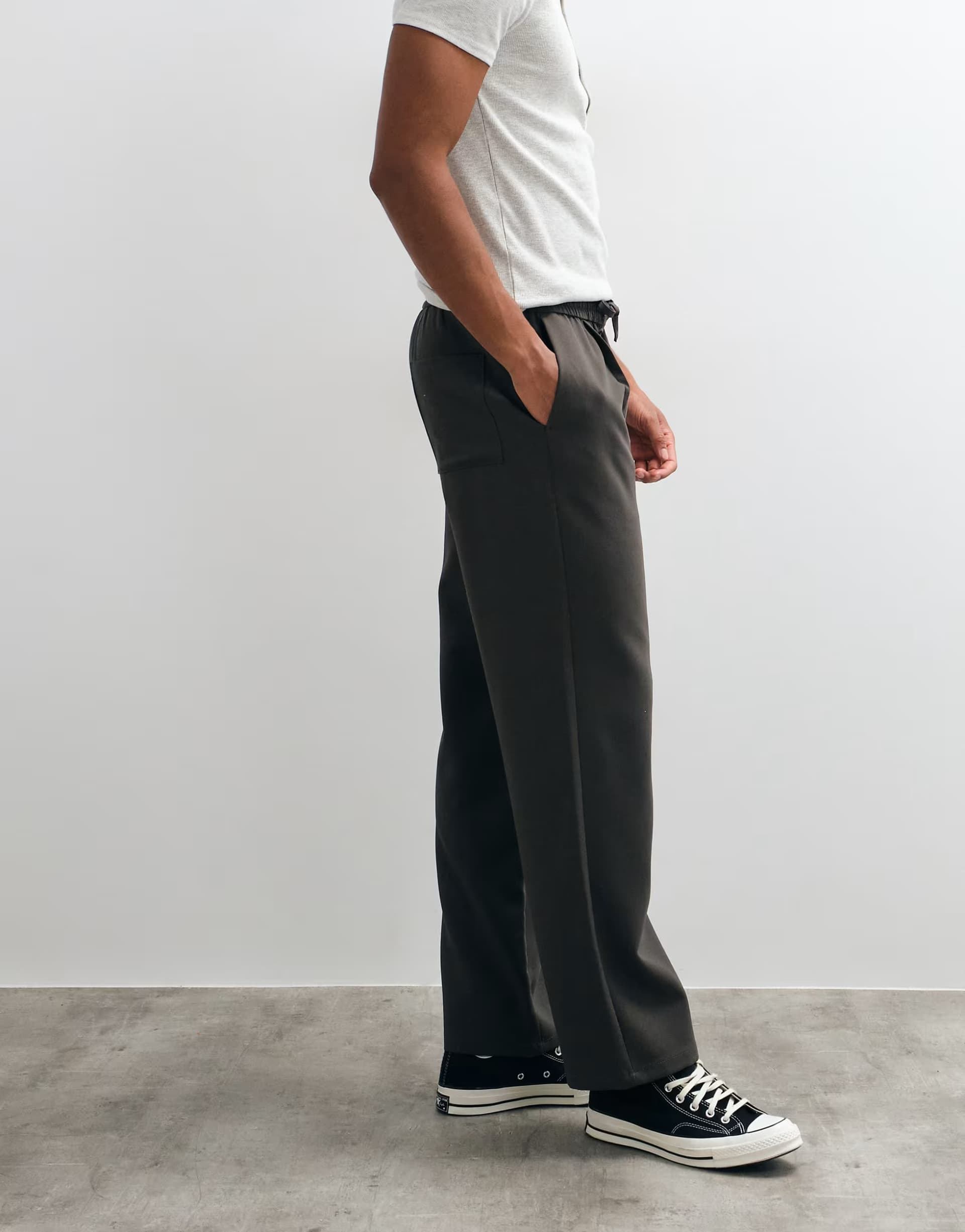 ASOS ONLY & SONS straight fit trouser in deep grey