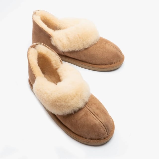 Shepherd Shepherd Women's Karin Pull On Ankle Slipper Boots in Brown - 3