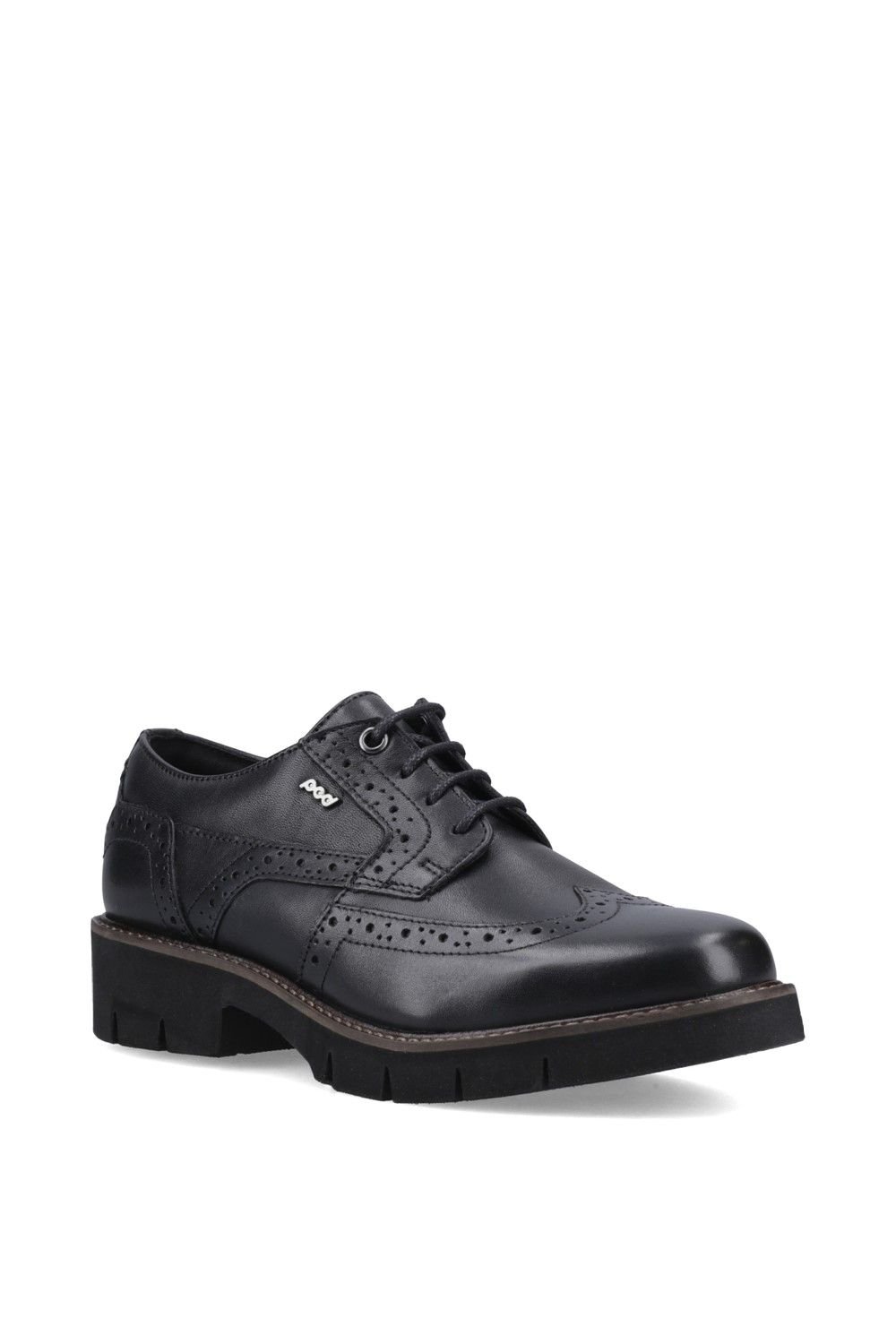 Pod Pod Women's Kacey Brogue in Black - 2