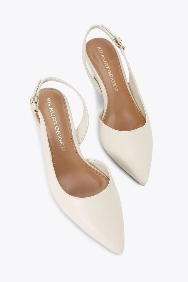 KG Kurt Geiger KG Kurt Geiger Women's 'Aria Low2' Heels in Cream - 2