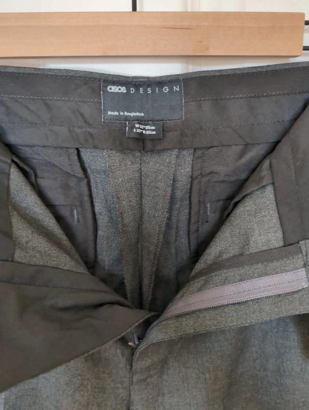 ASOS Design Grey Men's Trousers